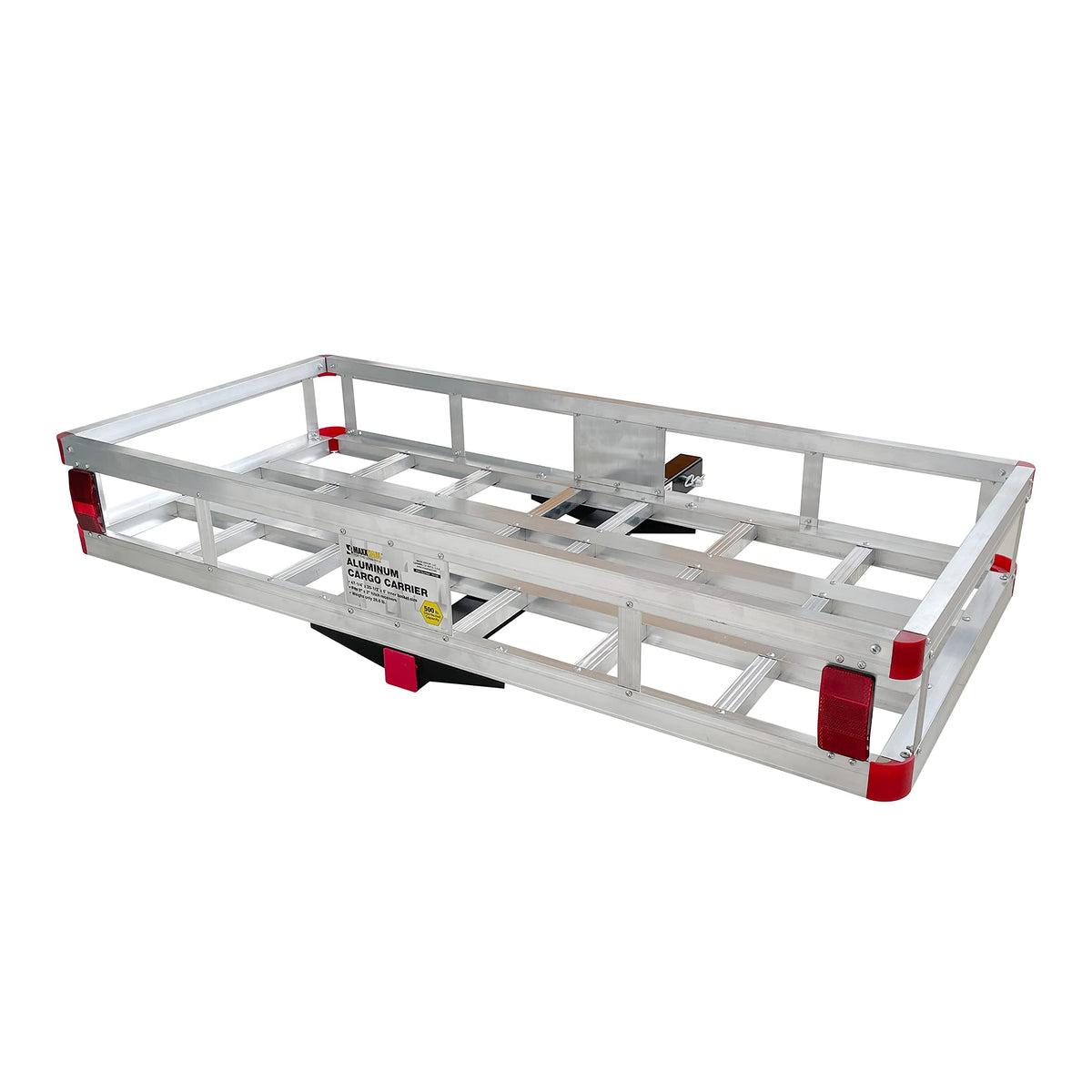 Aluminum Hitch Cargo Carrier with High Side Rails J9148