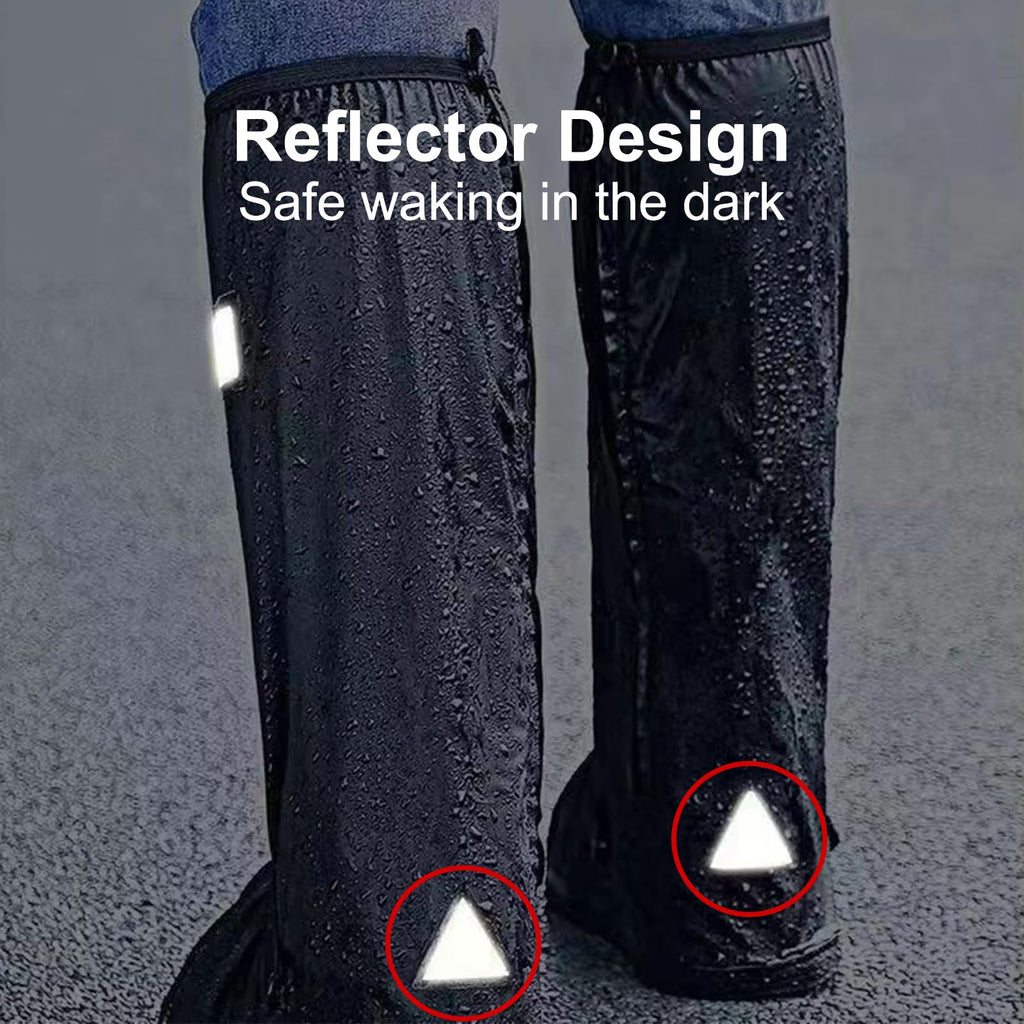 Waterproof Reusable Foldable Shoe Covers with Zipper Y22000