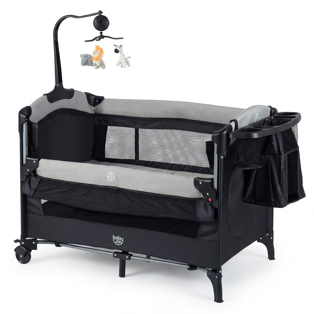 5-in-1 Pack and Play Bassinet Playard with Diaper Changer V19806