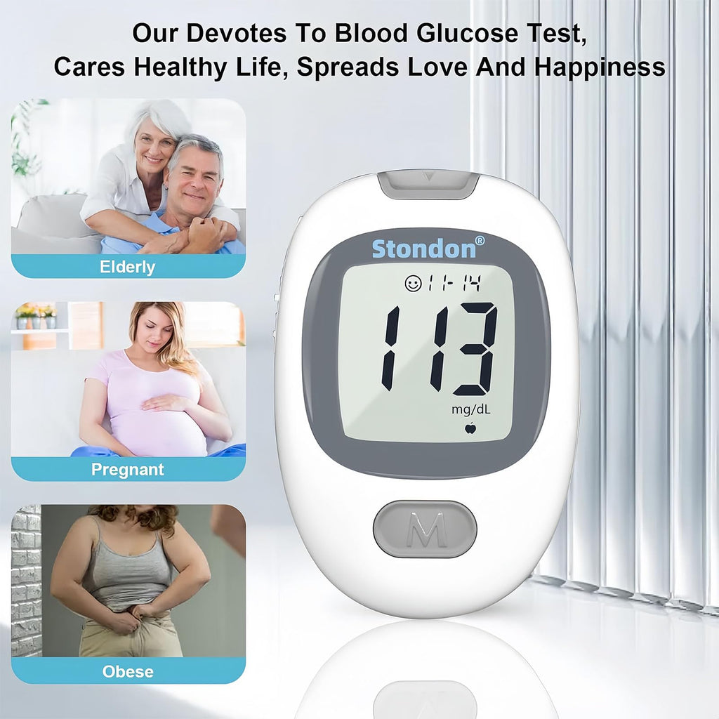 Blood Glucose Monitor Kit, 50 Strips & Lancets A7920