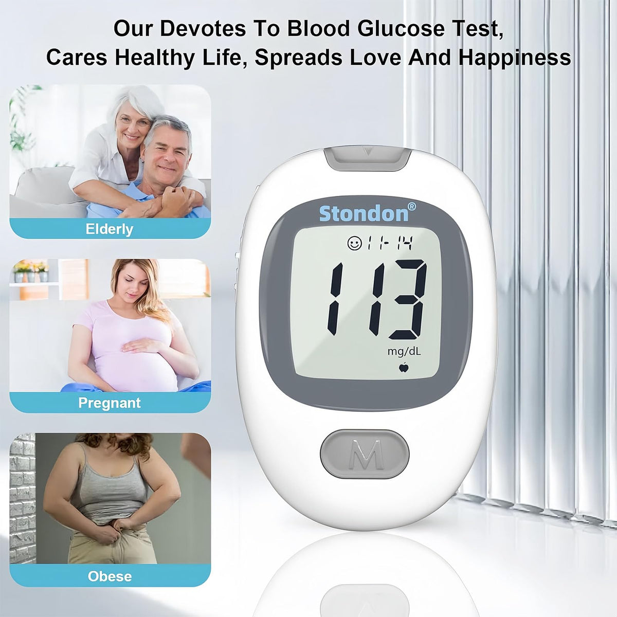 Blood Glucose Monitor Kit, 50 Strips & Lancets A7920