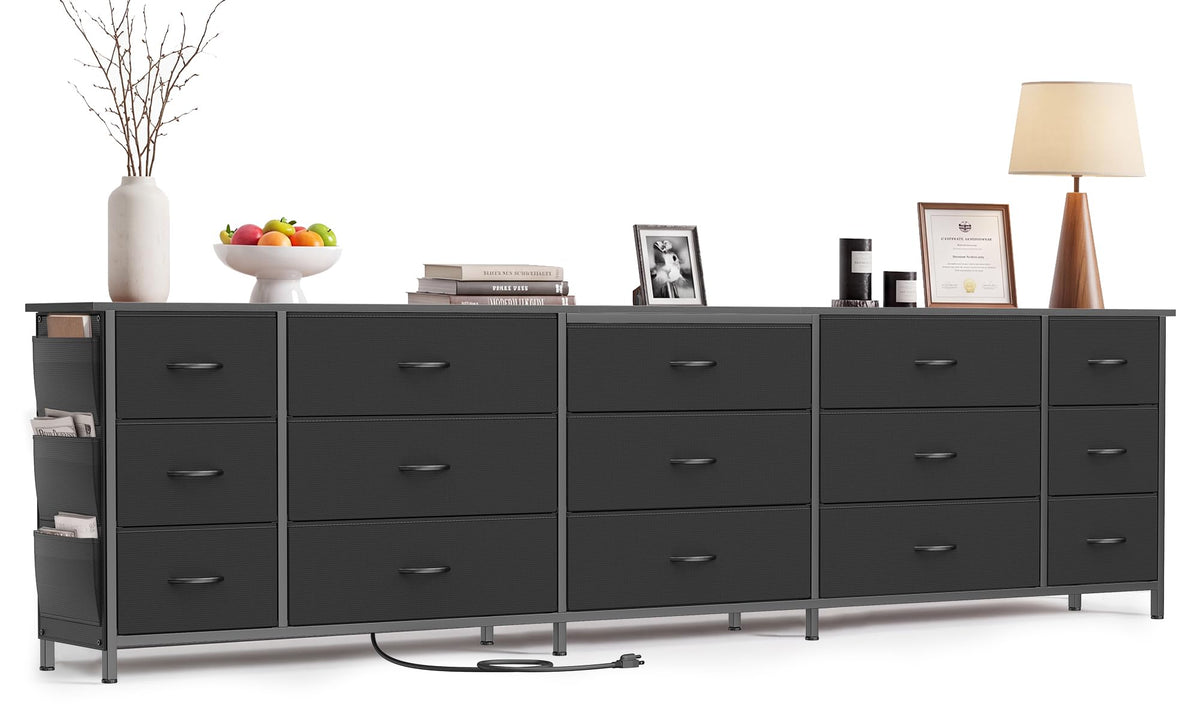 80.7" 15 Drawer Long Dresser R690514