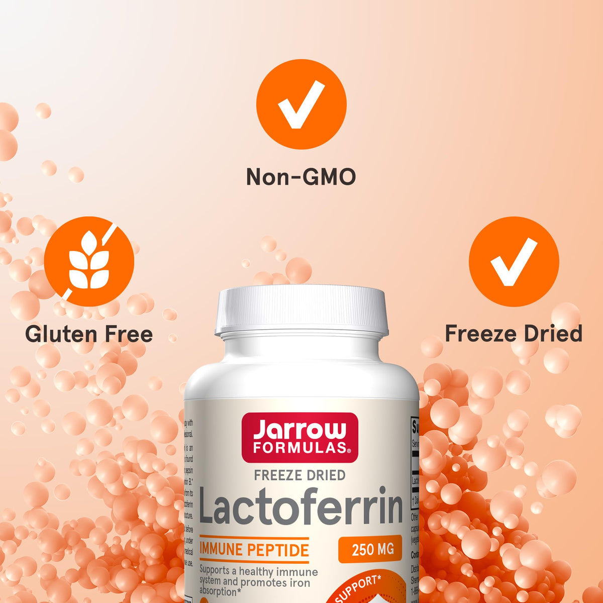 Lactoferrin Supplements 250 mg 30 Capsules F119