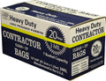 Heavy Duty Contractor Bags, 32" x 50", 3 ml (Pack of 20) E49085