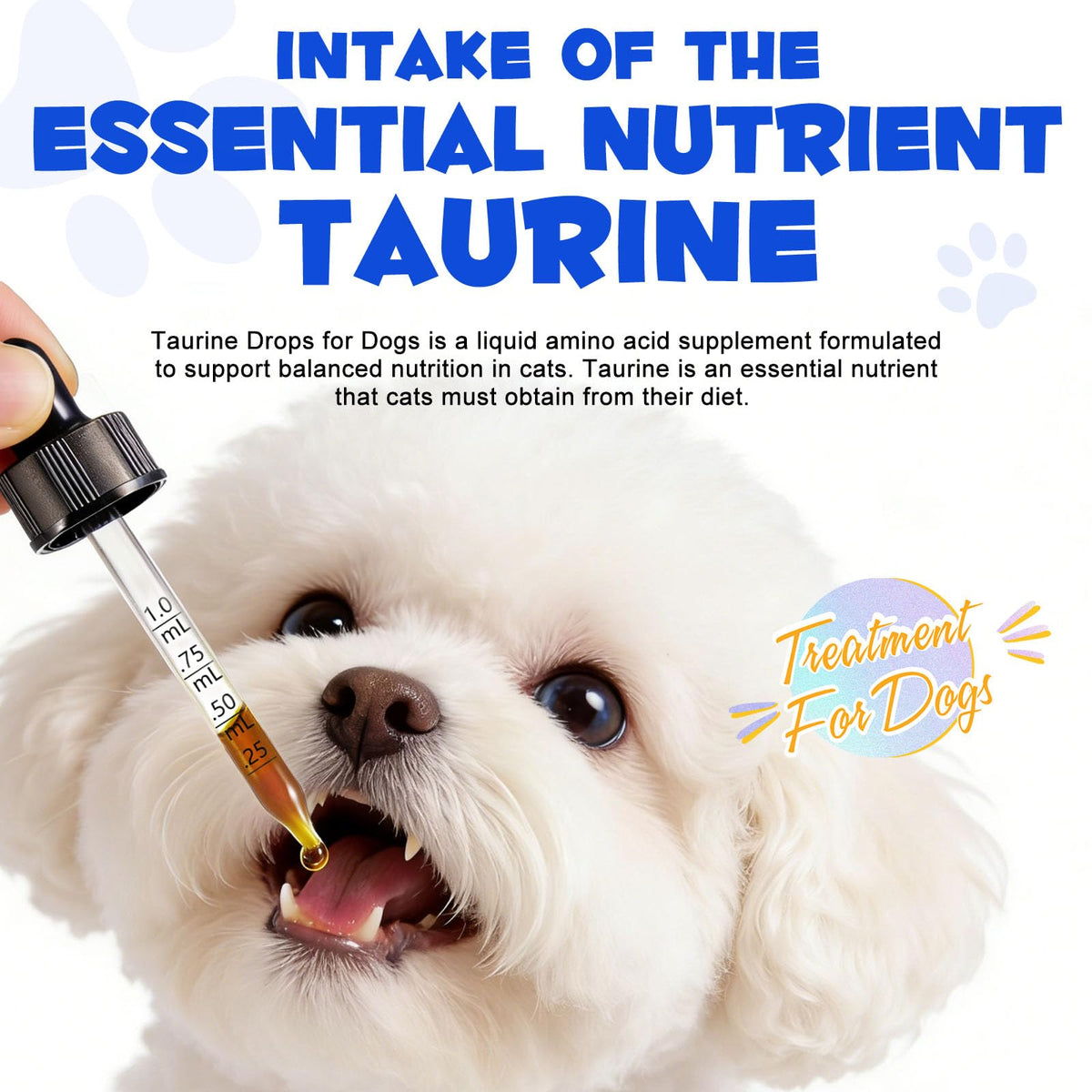 Taurine Liquid Supplement for Dogs 60ml R48635