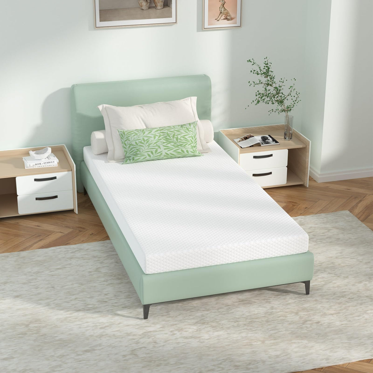5 inch Gel Memory Foam Twin Mattress H327350