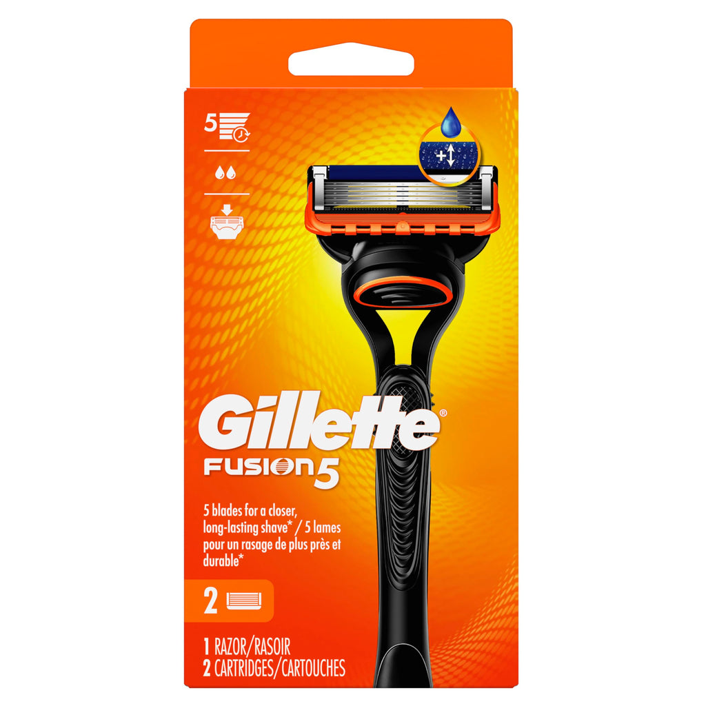 Razor Handle + 2 Razor Blade Refills E625