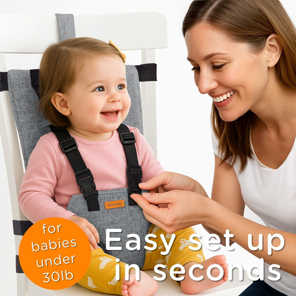 Compact Travel High Chair Portable Baby Harness Seat K843964