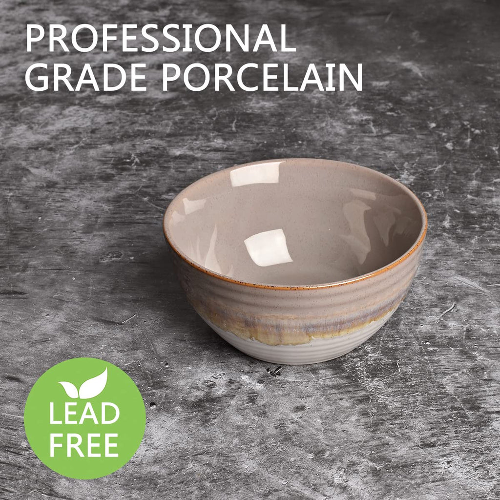 Ceramic Cereal Bowl Set of 4, 26 Oz, 6 in R518168