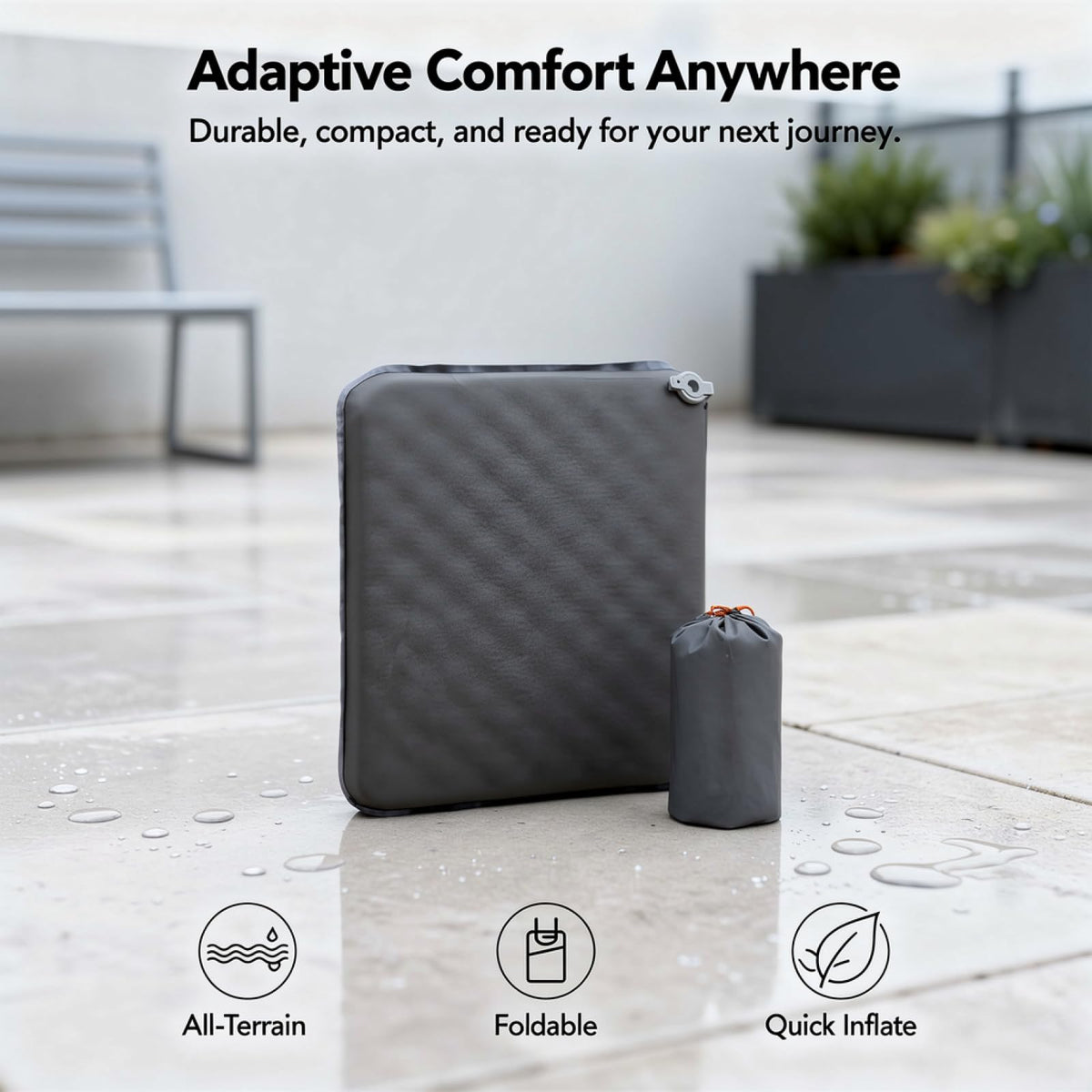 2 Pcs Inflatable Seat Cushions E4647