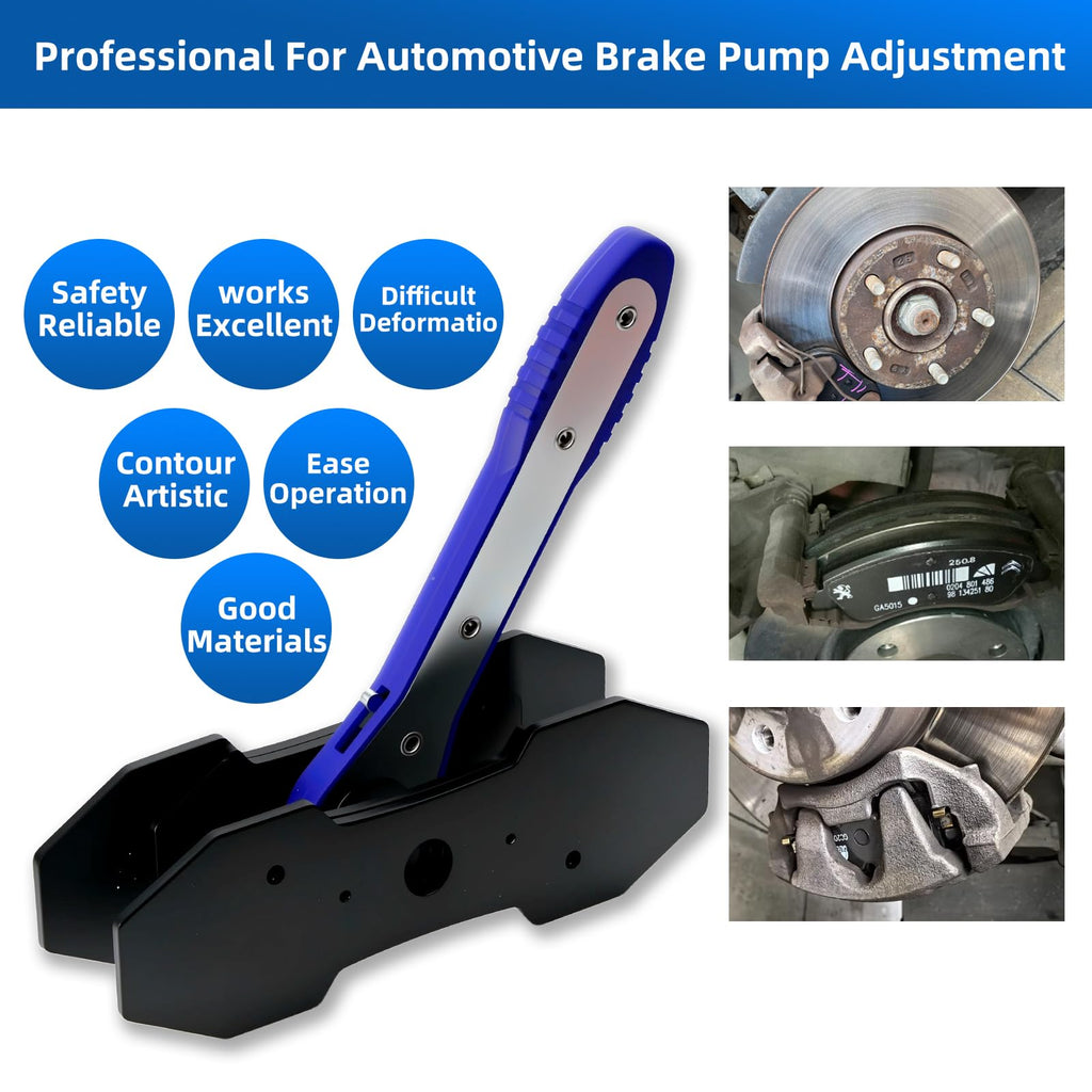 Brake Caliper Compression Tool Kit with 4 Hooks & Steel Plates J157