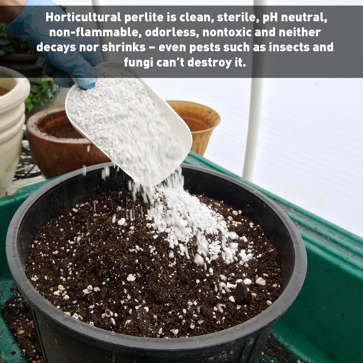 Perlite Horticultural Medium Grade Soil Additive 4 Cubic Feet 1 Bag T91354