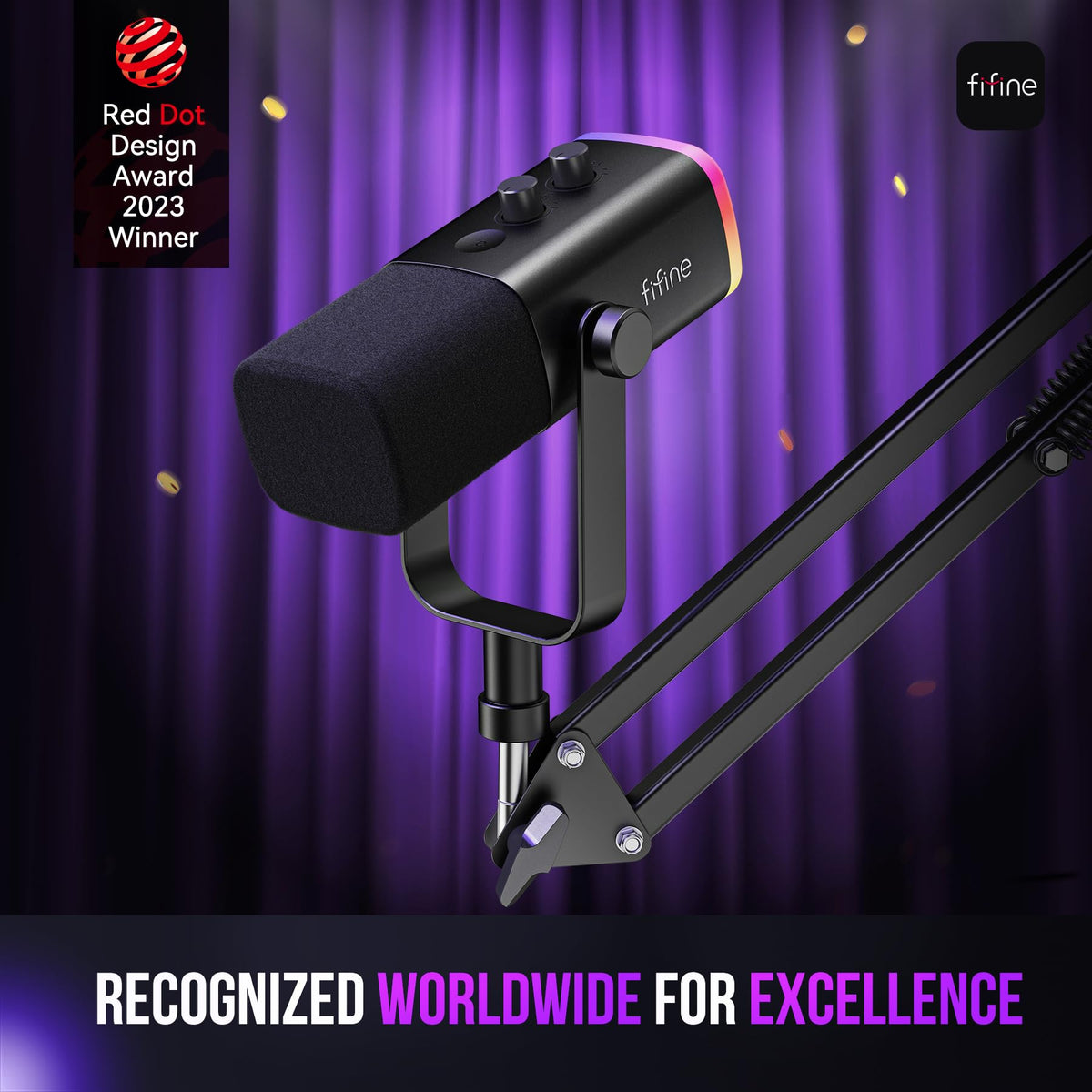 Dynamic XLR/USB Gaming Microphone Set K3947