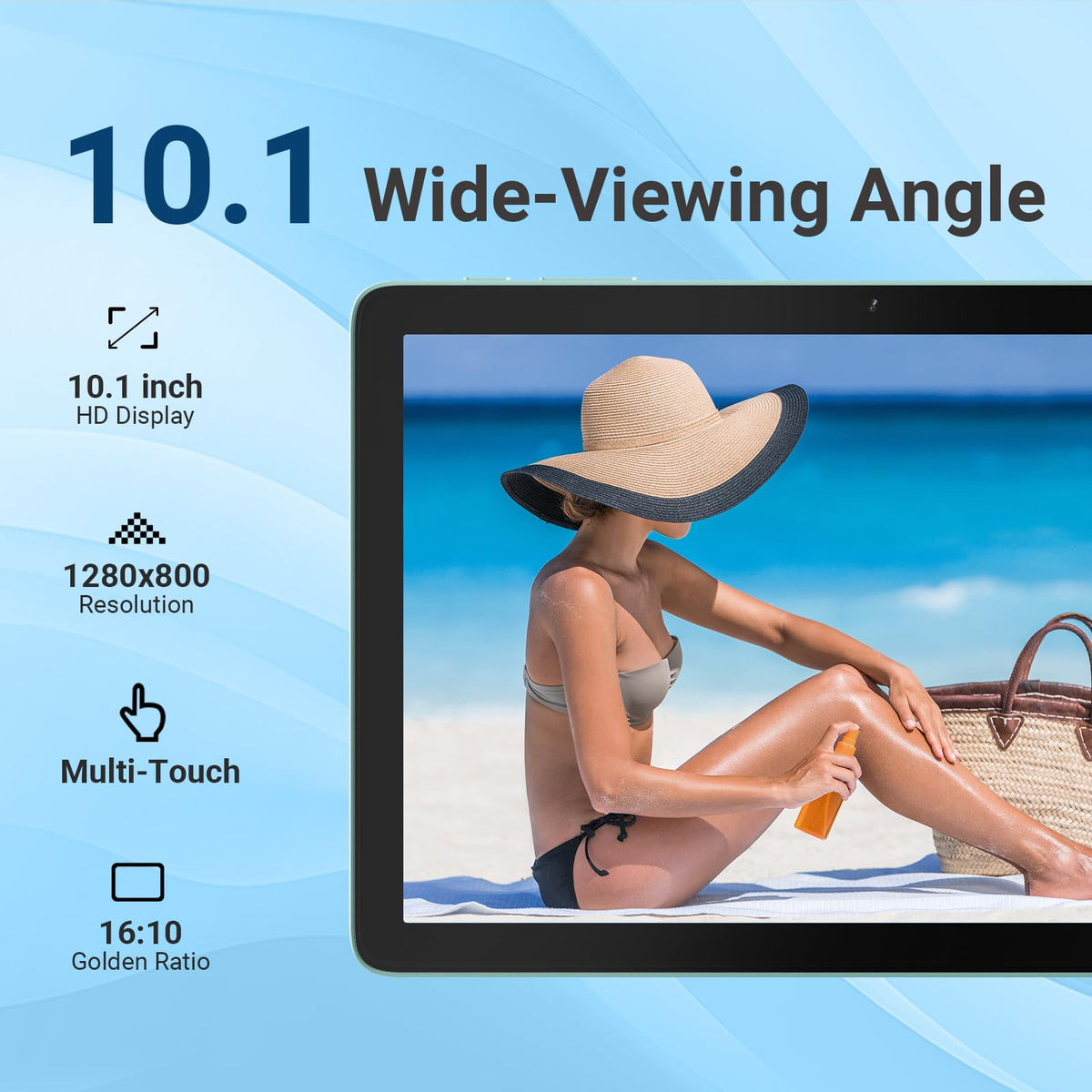 10.1" Android Tablet with Octa-core Processor 10GB RAM 64 GB ROM G655417