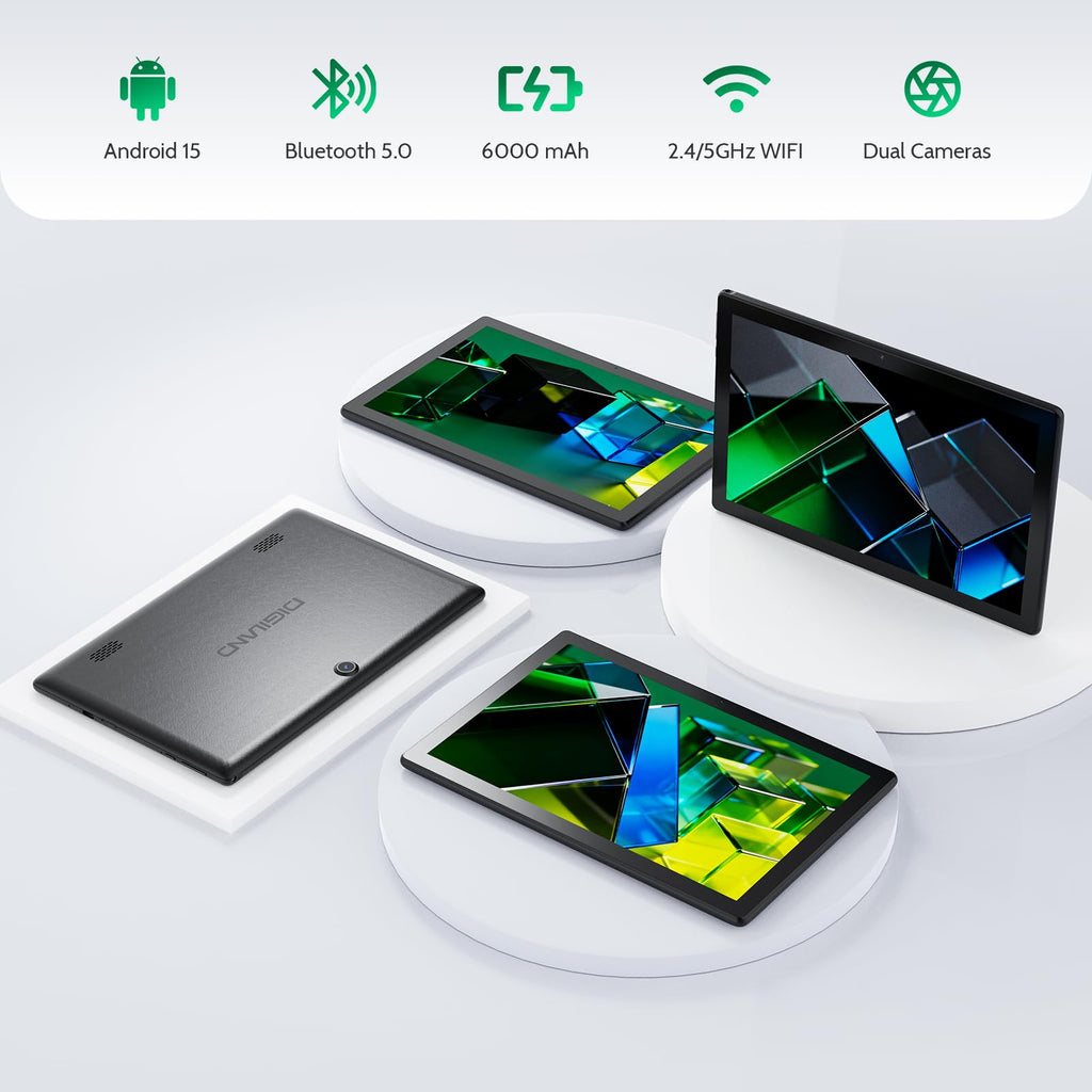 Black 10.1" Android Tablet with 6GB RAM 64GB ROM X4799