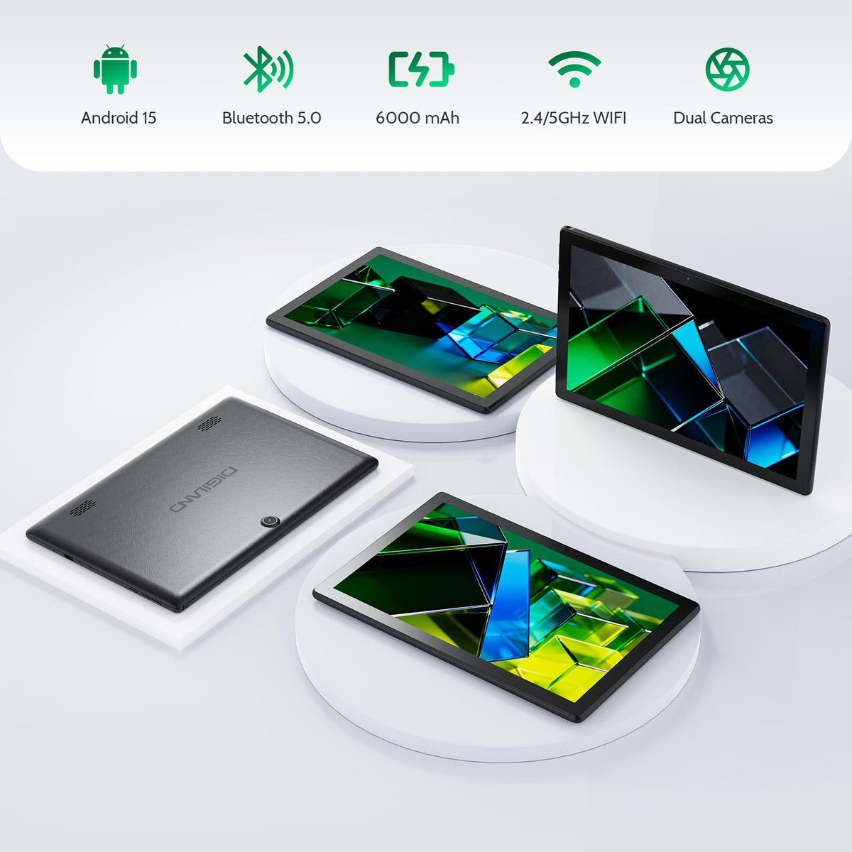 Black 10.1" Android Tablet with 6GB RAM 64GB ROM X4799