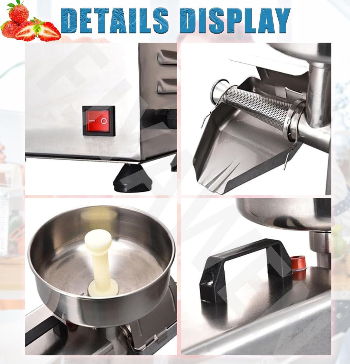 450w Stainless Steel Electric Tomato Strainer Machine D327772