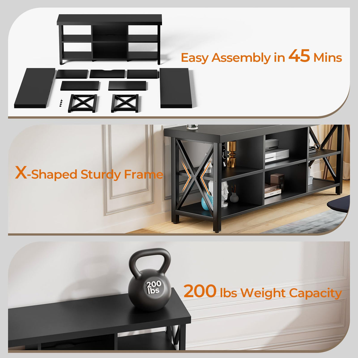 TV Stand for 65 in TV W512