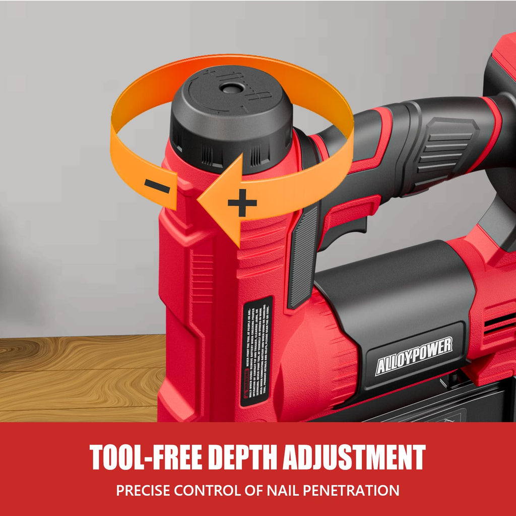 2 in 1 Cordless Brad Nailer/Electric Stapler with Battery and Charger Z8969
