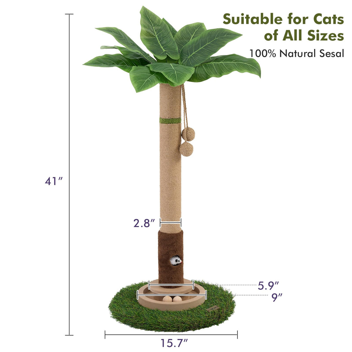 Tall Cat Scratching Post R81416