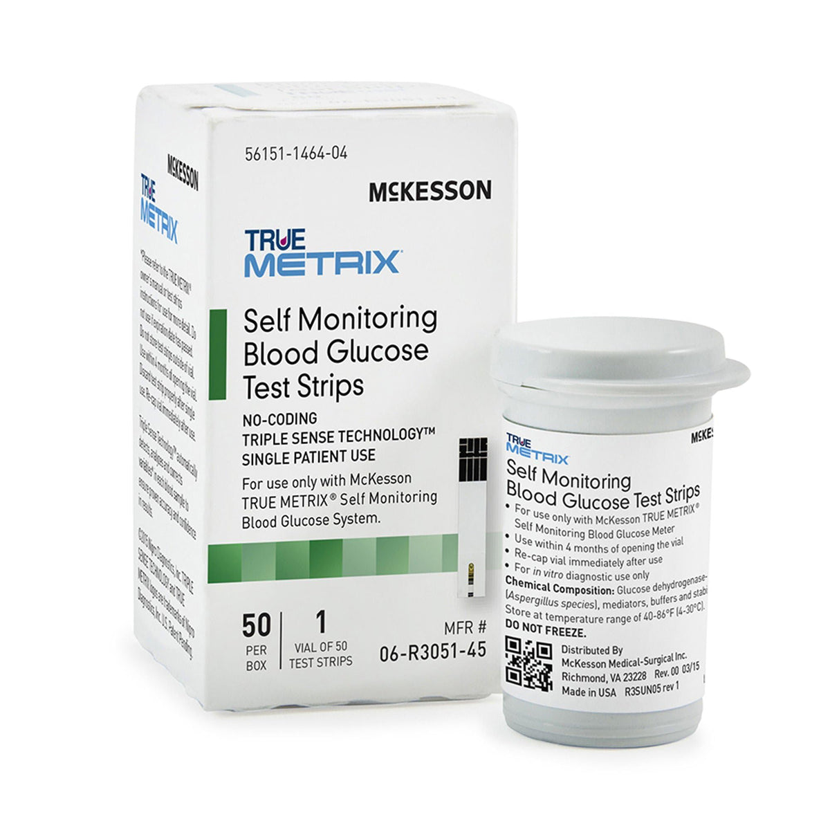 Blood Glucose Test Strips, 1200 Strips W793373