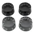 Black 4Pcs Guitar Knobs L348198