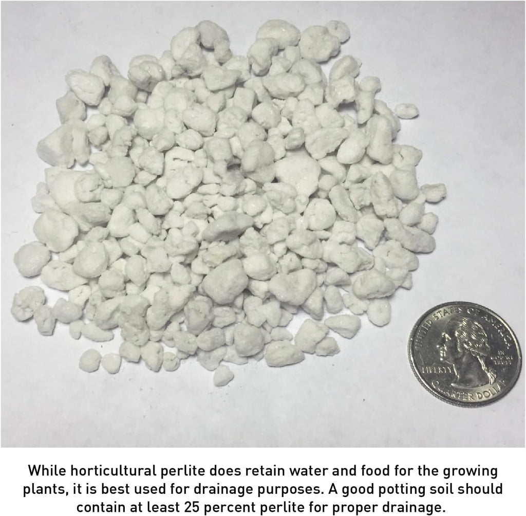 Perlite Horticultural Medium Grade Soil Additive 4 Cubic Feet 1 Bag T91354