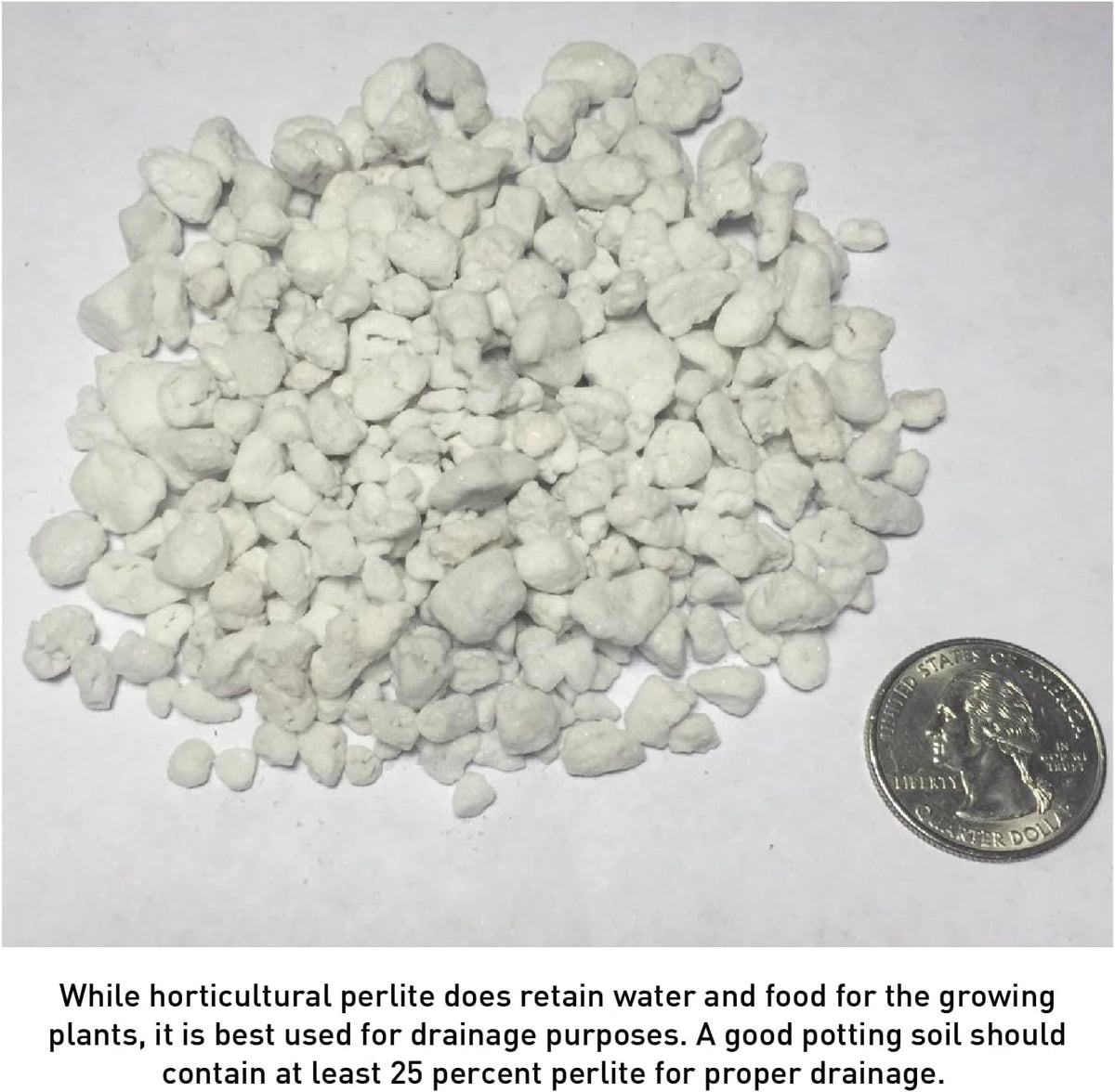 Perlite Horticultural Medium Grade Soil Additive 4 Cubic Feet 1 Bag T91354