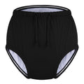 Reusable Waterproof Leakproof Swim Diaper Black 10-12Years U72878