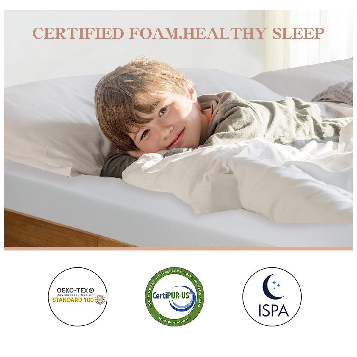 5 inch Gel Memory Foam Twin Mattress H327350