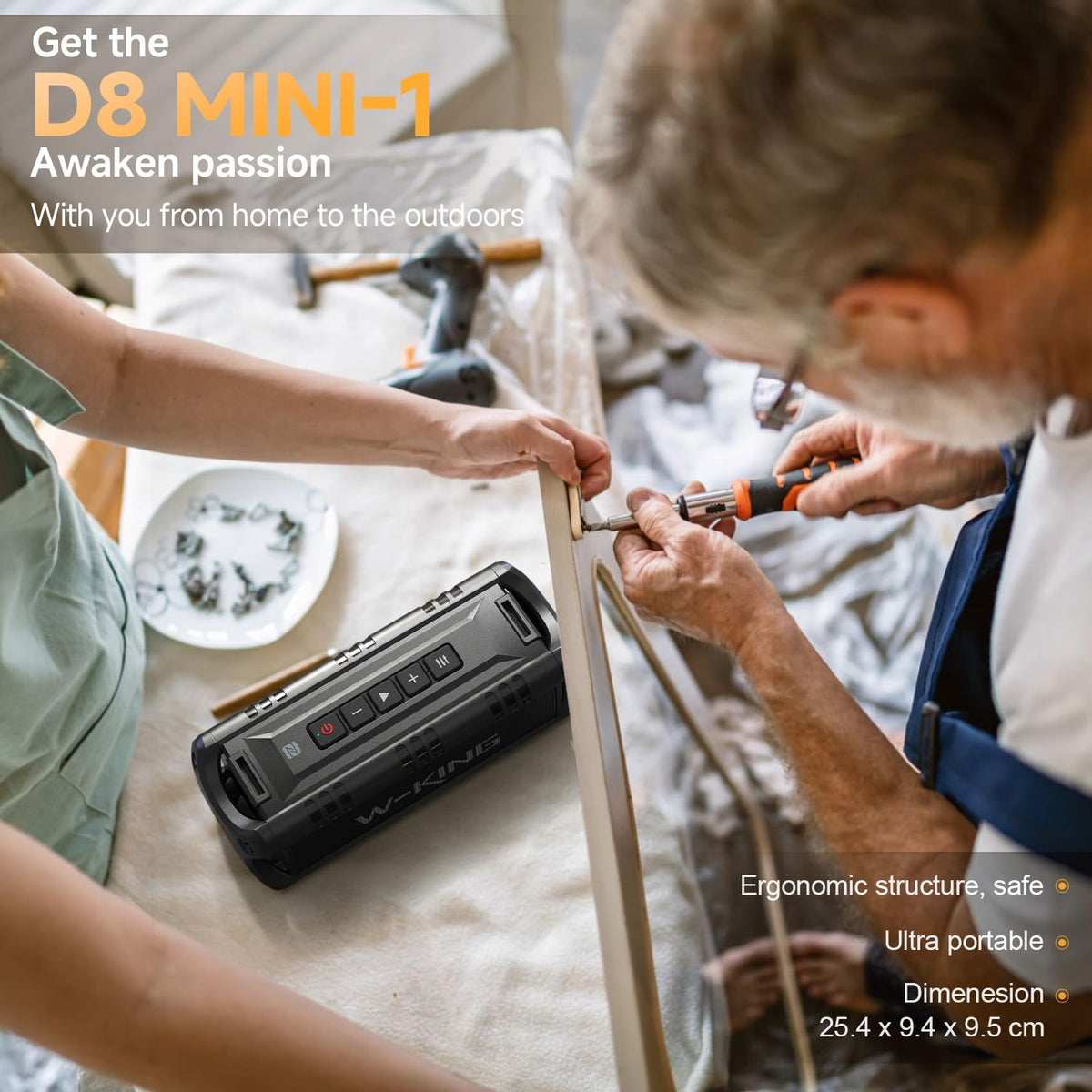 Portable Bluetooth Speaker 60W Waterproof H276
