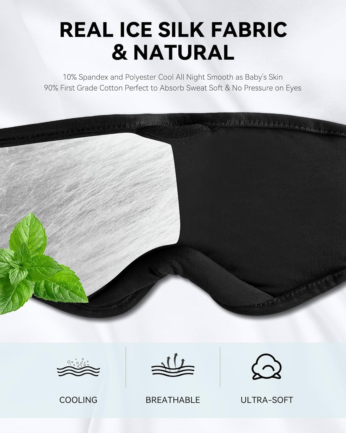 Bluetooth Sleep Headphones Eye Mask Headband U673