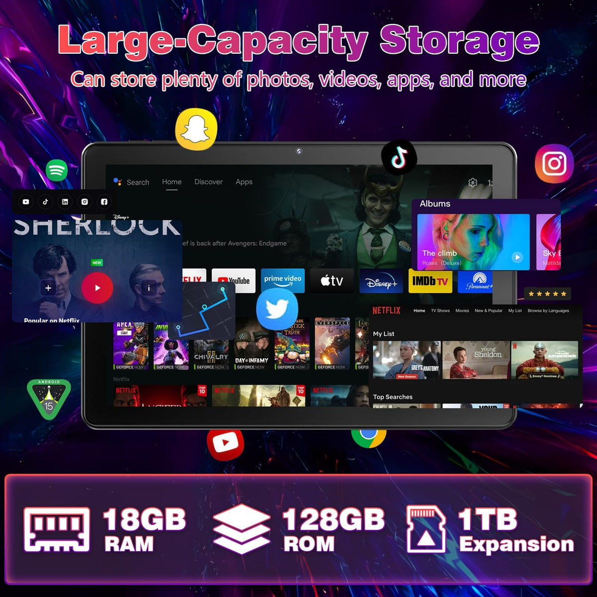 10 Inch Octa-Core Android Tablet C64727
