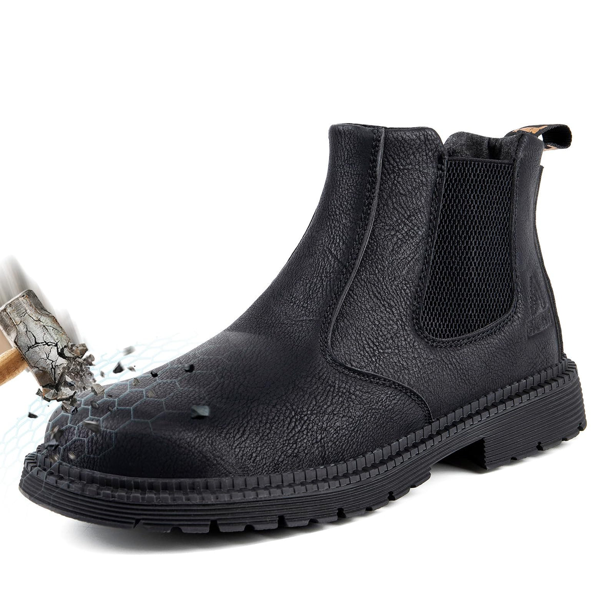 Slip On Steel Toe Work Boots K1388