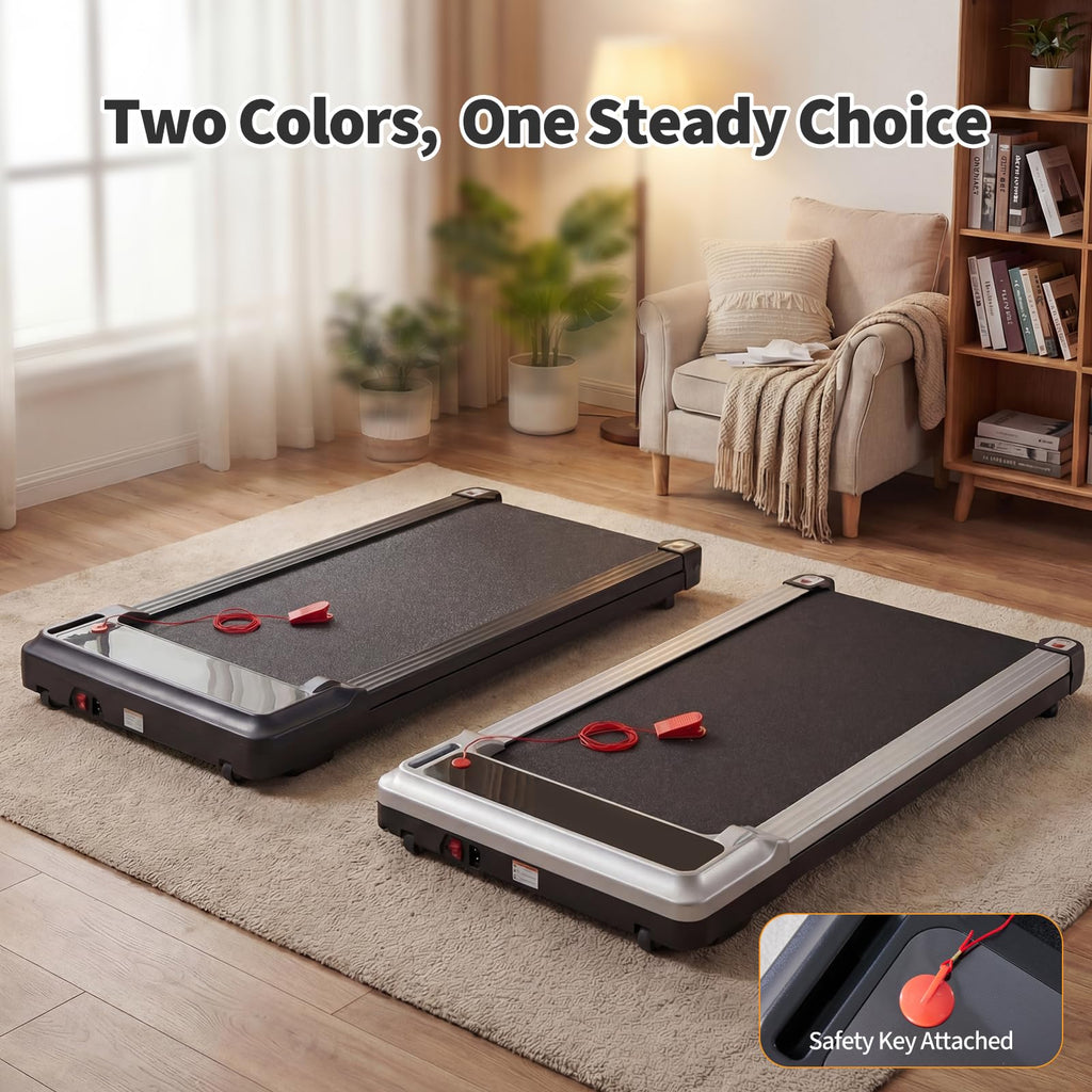 Black Portable 3-in-1 Walking Pad Treadmill H82337