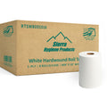 White 1-Ply Hardwound Paper Towels, 6 Rolls K753