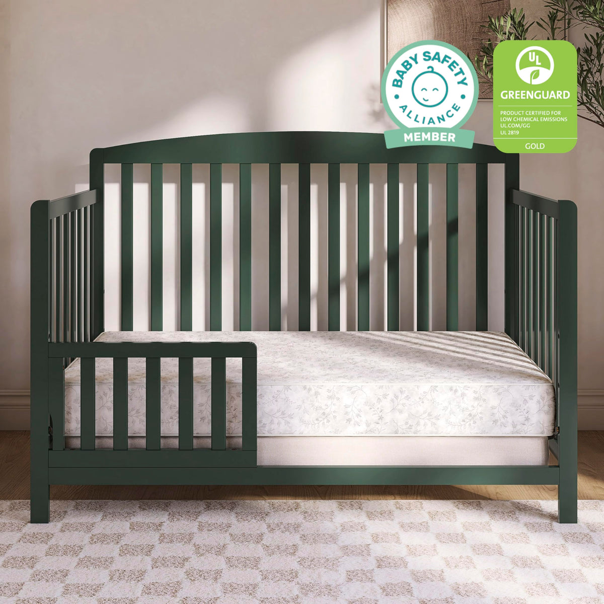 Baby Crib Mattress, Reversible, Waterproof Cover, 52" x 28" x 5" O194
