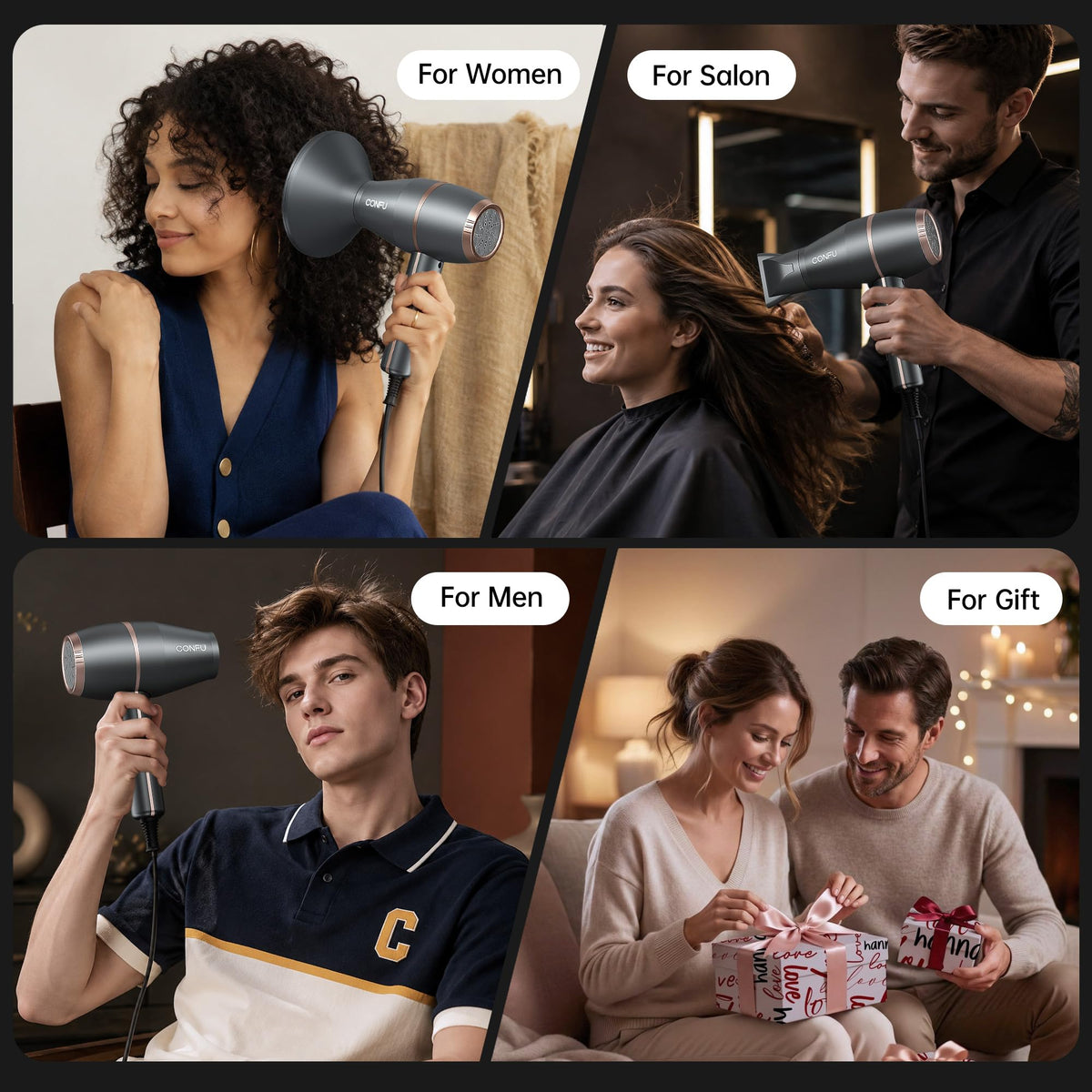 Ionic Hair Dryer with Diffuser 1875 Watt G738