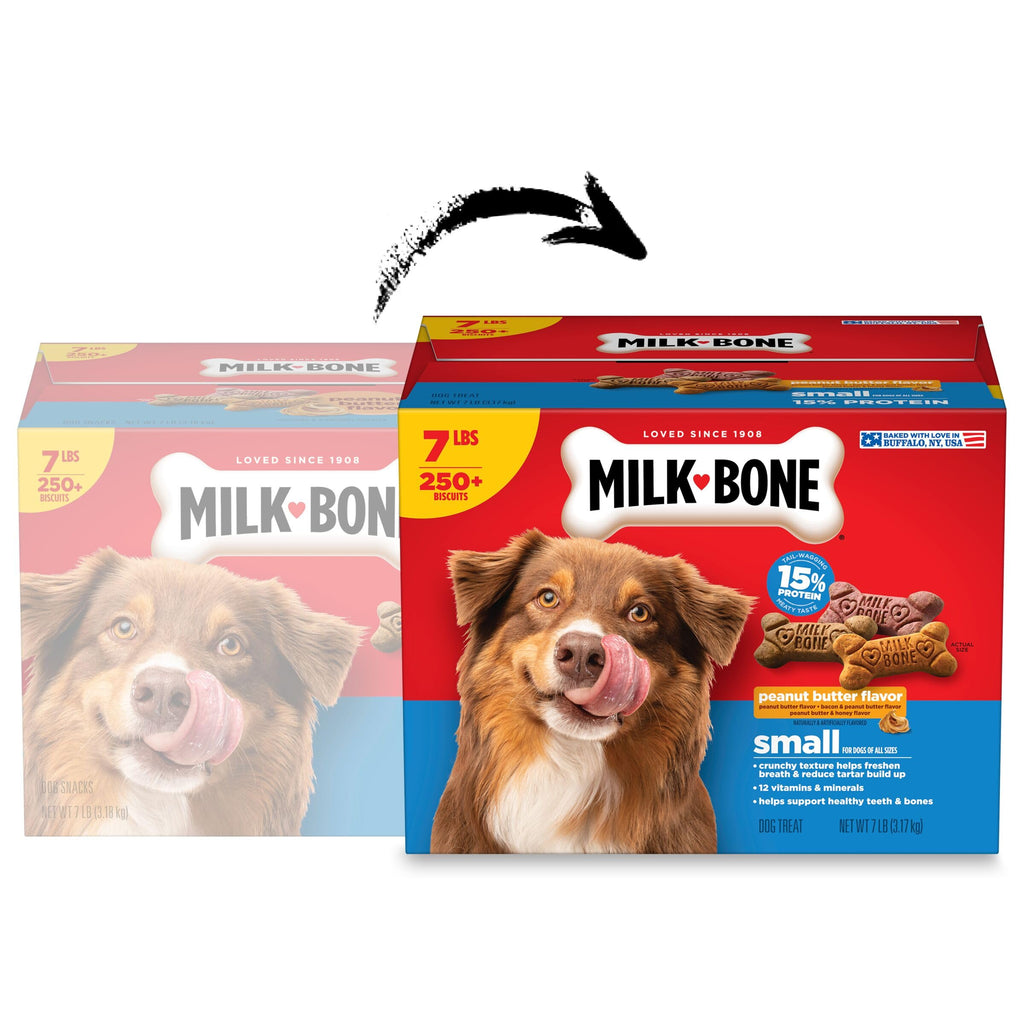 Peanut Butter Flavor Small Dog Treats 7 Lb L30215