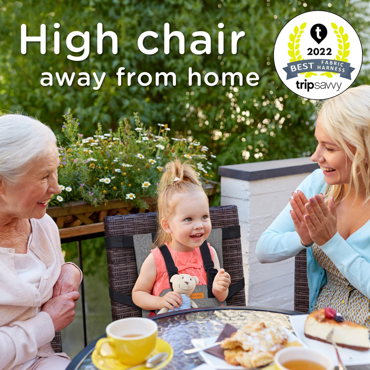 Compact Travel High Chair Portable Baby Harness Seat K843964