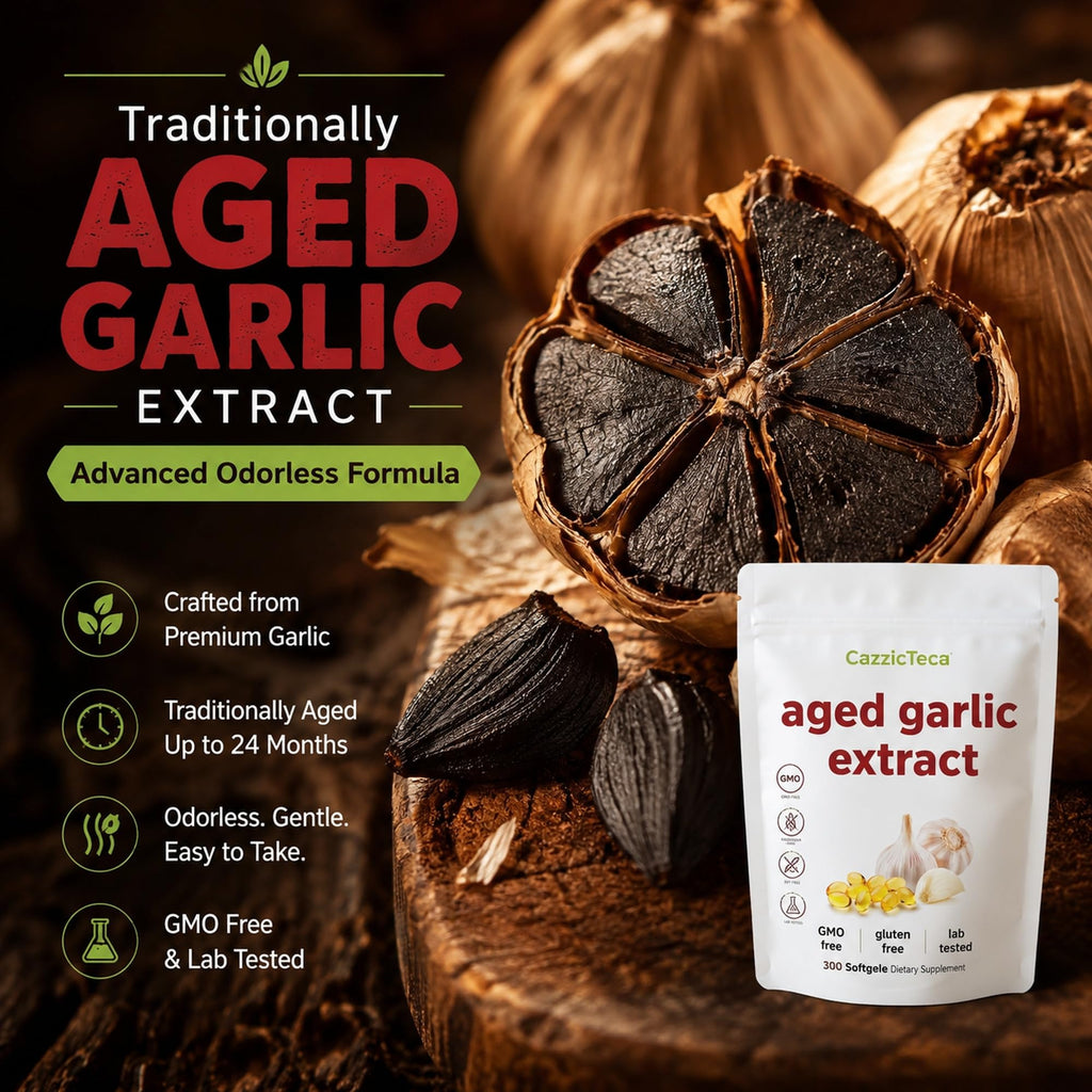 Odorless Organic Garlic Extract 7500mg 300 Softgels Q282