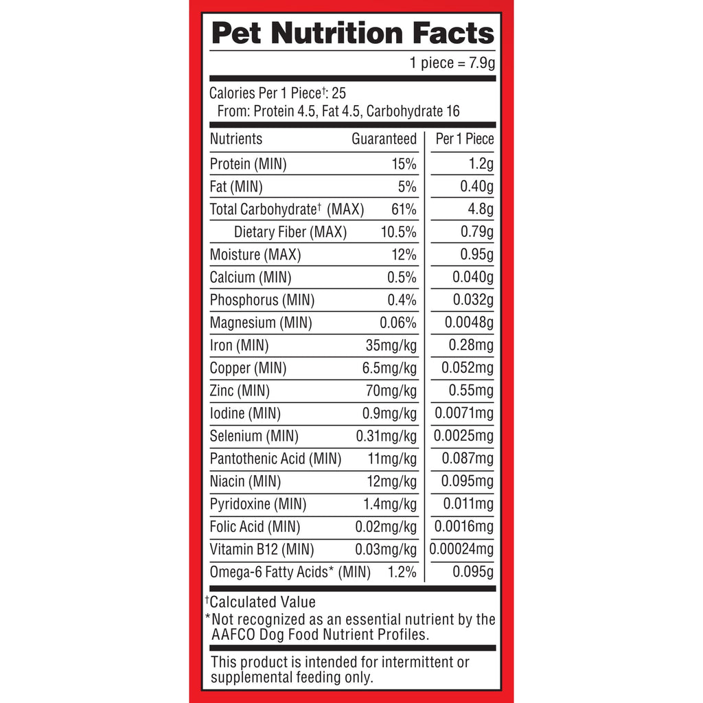 Peanut Butter Flavor Small Dog Treats 7 Lb L30215