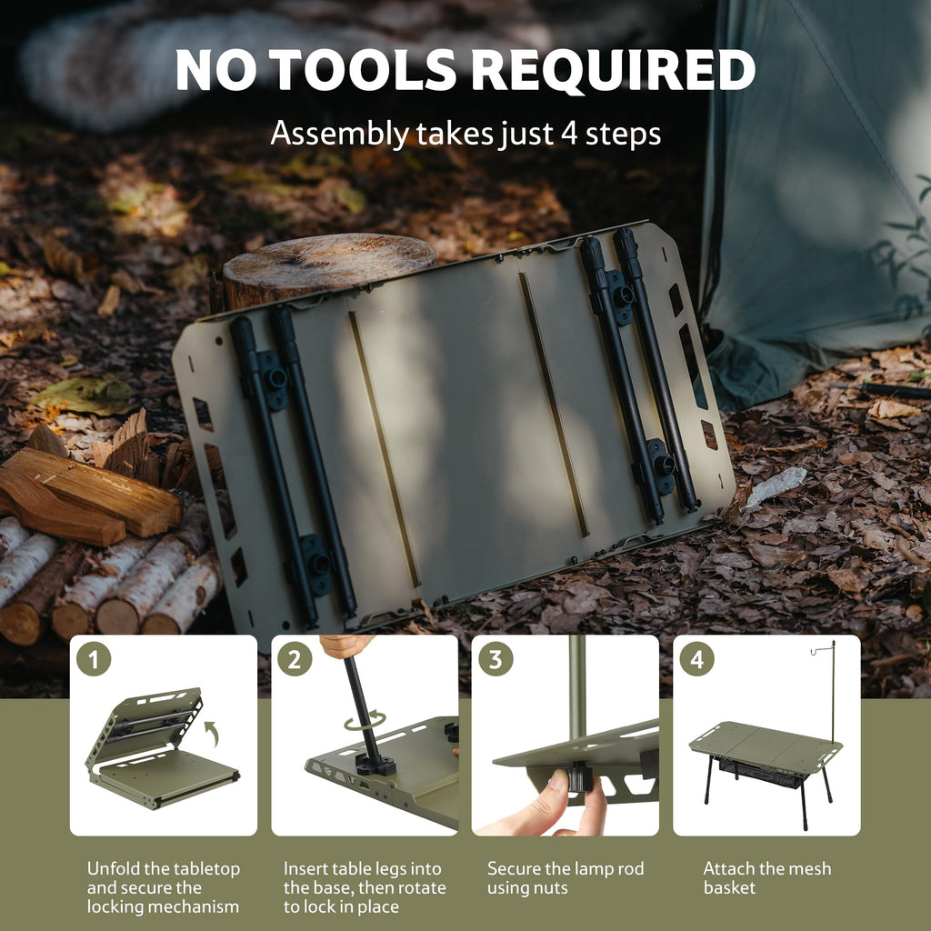 Adjustable Height Camping Table D796458
