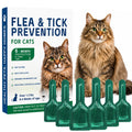 Flea and Tick Drops for Cats 6 Pack I4455