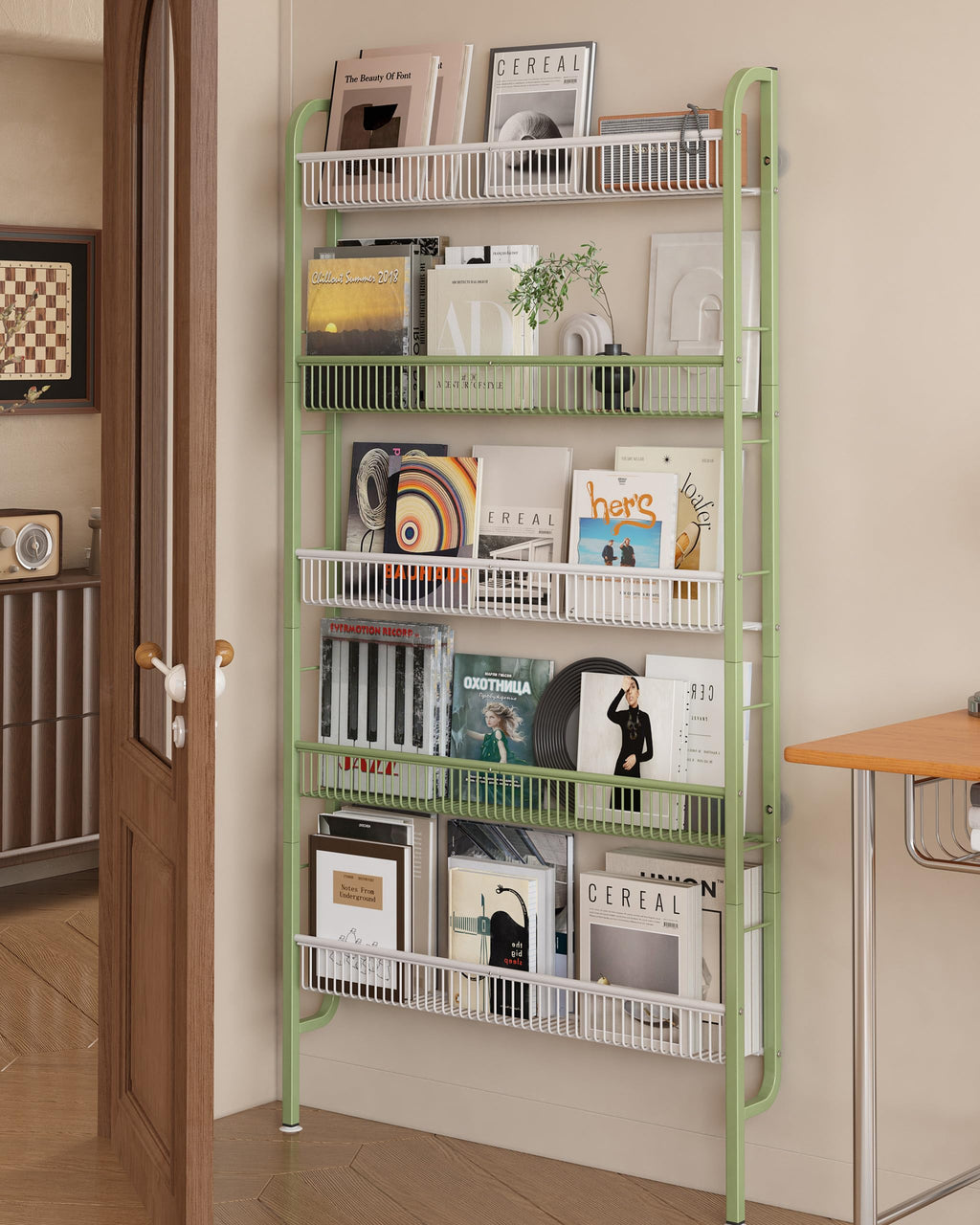 Narrow 5-Tier Bathroom Storage Rack C578