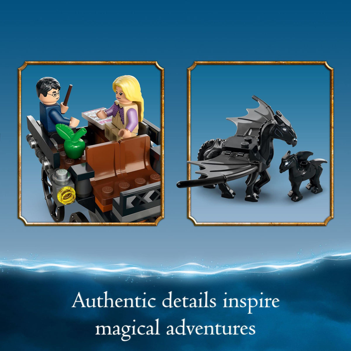 Building Toy Set with 2 Winged Horse Figures and Minifigure N51388
