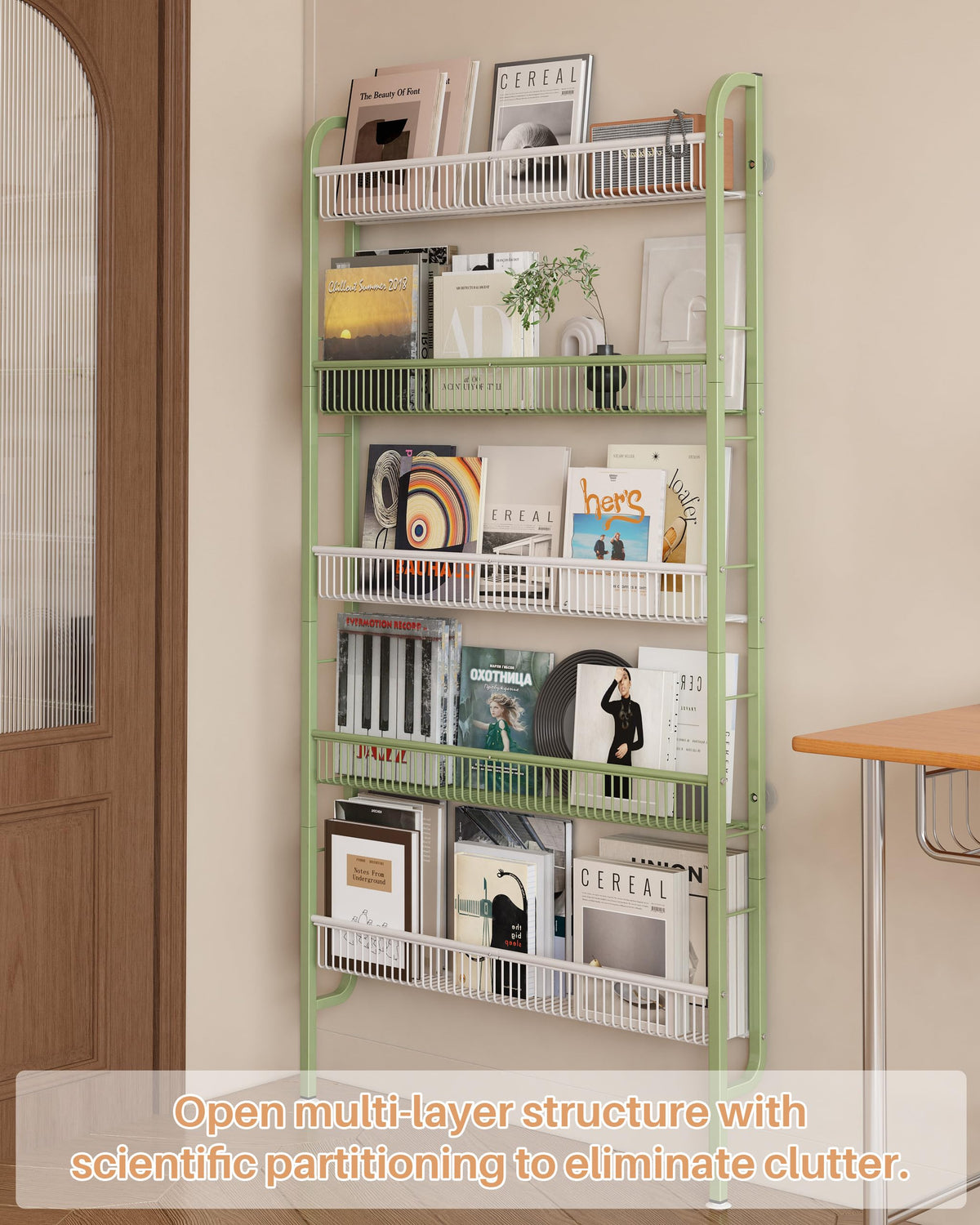 Narrow 5-Tier Bathroom Storage Rack C578