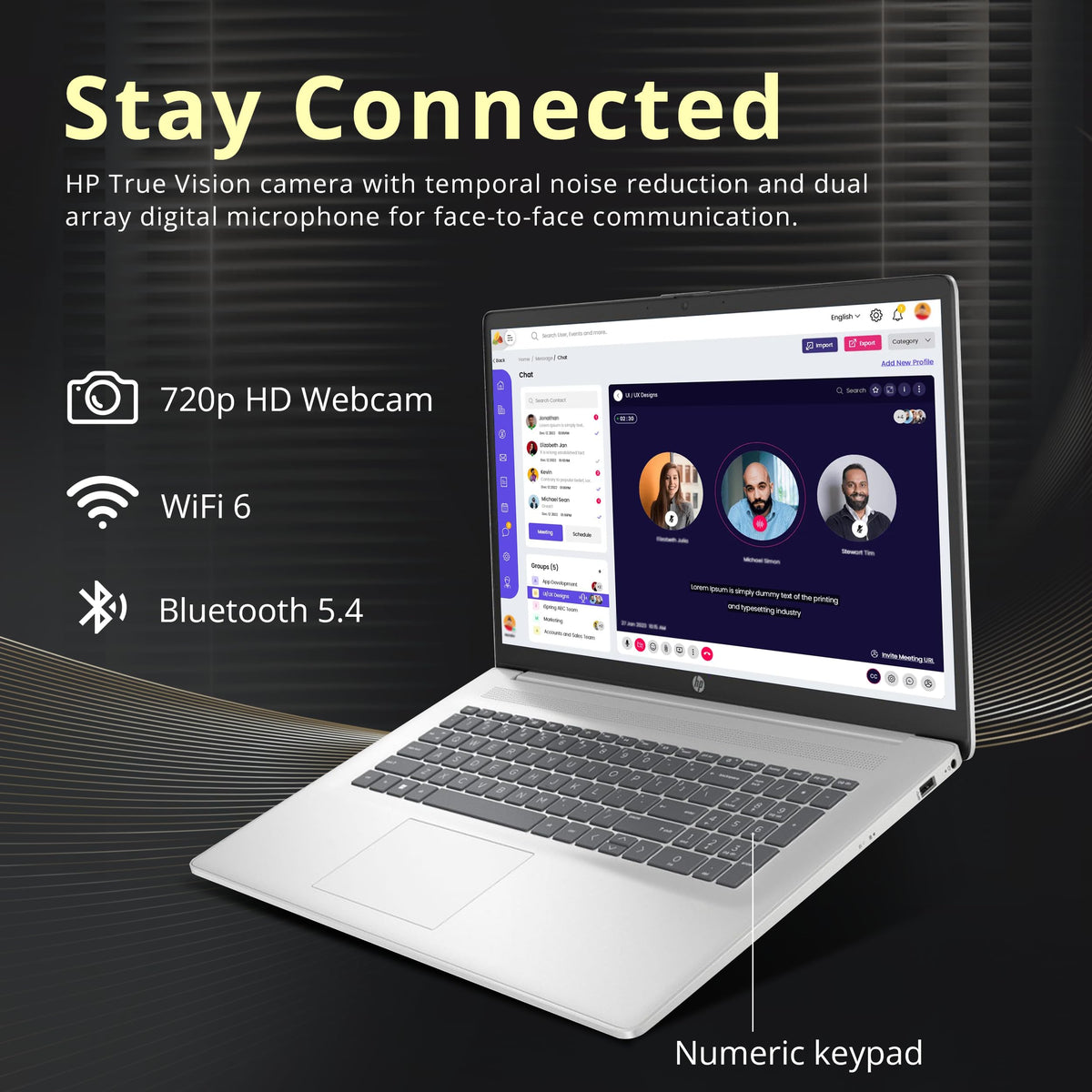 17.3" HD+ Touchscreen Laptop, AMD Ryzen 5, 16GB RAM, 1.5TB Storage, Silver L4334