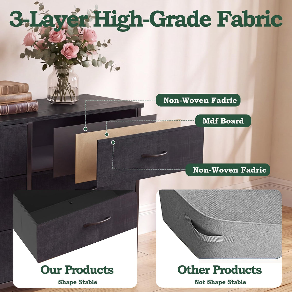80.7" 15 Drawer Long Dresser R690514