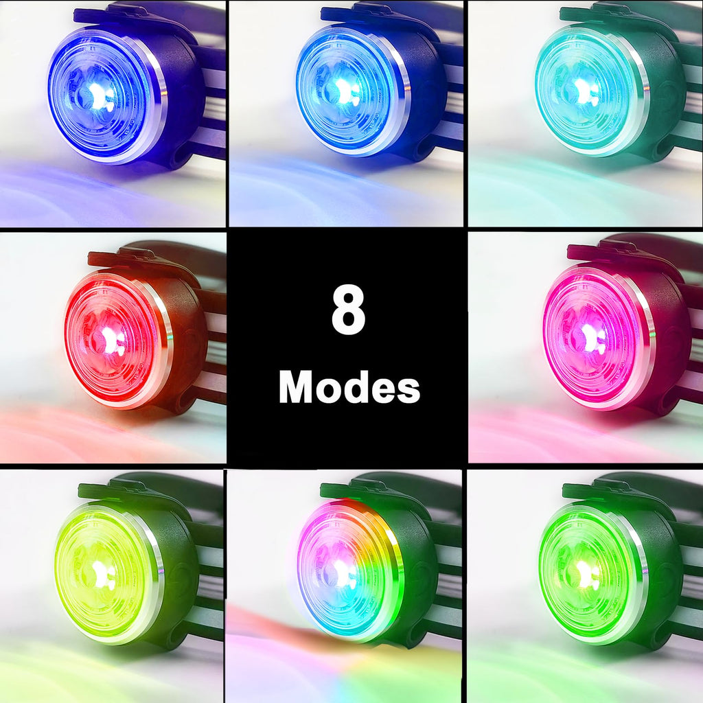 2-Pack Rechargeable Dog Collar Lights Q305